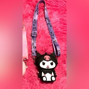 Kuromi cross body Purse (silicone)